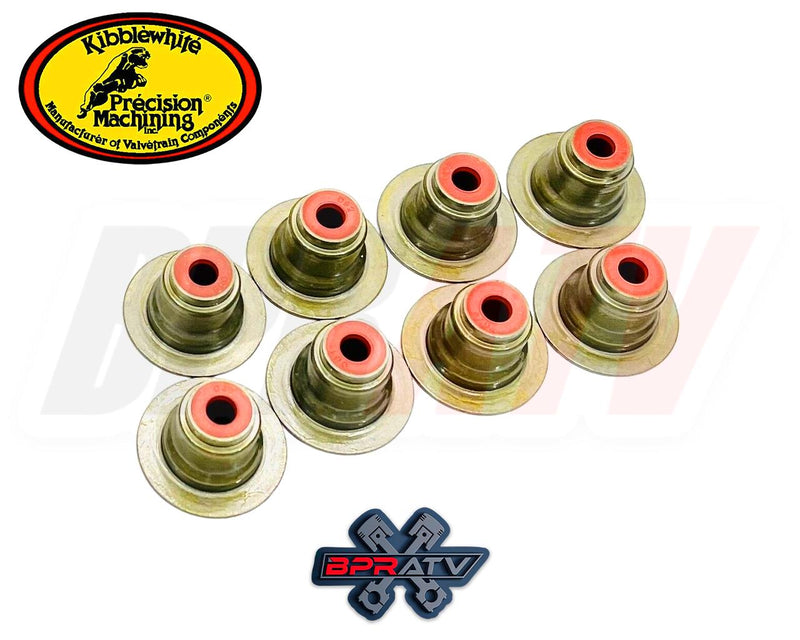 Polaris XP 900 1000 Kibblewhite RED Viton Valve Guide Stem Seals Complete Set 8