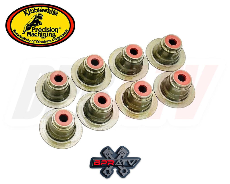 Polaris XP 900 1000 Kibblewhite RED Viton Valve Guide Stem Seals Complete Set 8
