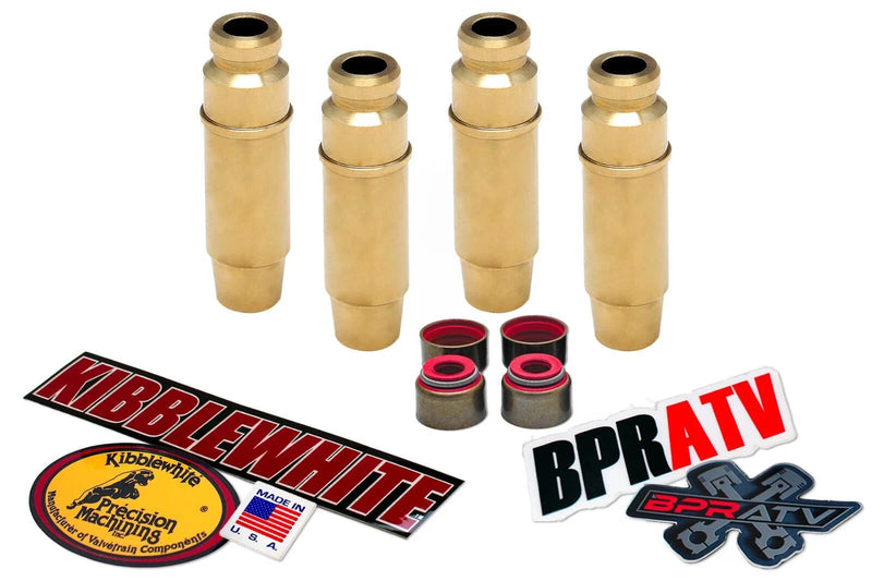 New Kibblewhite Valve Guides RED Seals Kit Suzuki DRZ400 LTZ400 Kawasaki KFX400!