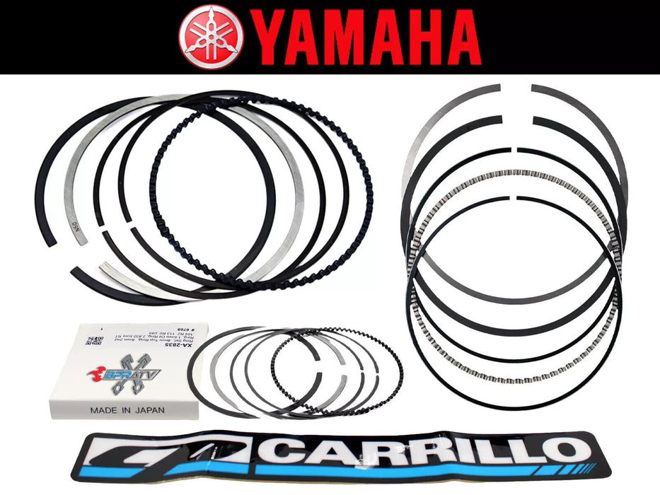 Yamaha Raptor Grizzly Rhino 660 102mm 102 Big Bore 686cc CP Piston Ring Set Only