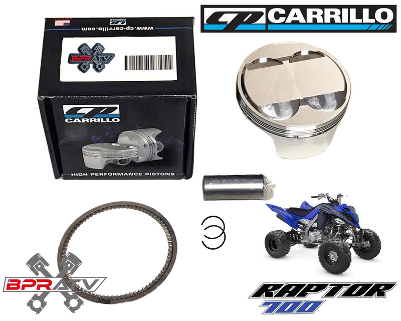 CP-Carrillo 06-14 Yamaha Raptor Rhino 700 12:1 105mm +3mm Bore 727cc Piston Kit