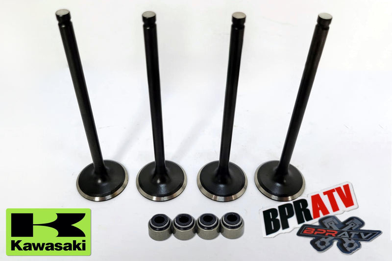 05-13 Kawasaki Brute Force 650 KVF 650 EXHAUST Valves Stem Seals Fix Repair Kit