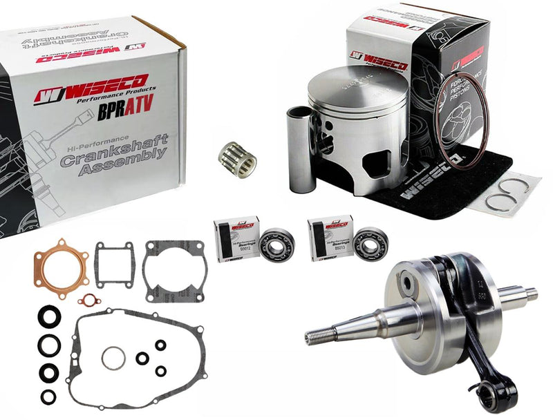 Yamaha Blaster 200 Heavy Duty WISECO Crankshaft Pro Lite Piston Seals Gasket Kit