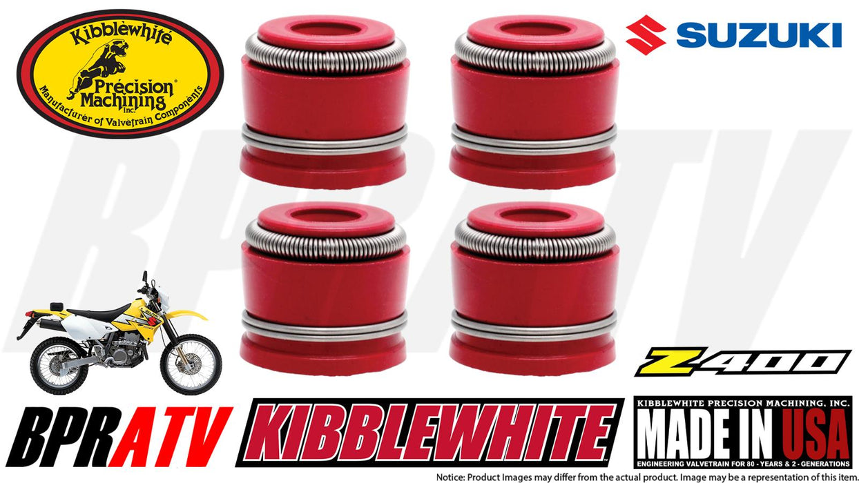 Suzuki DRZ400 DRZ 400 E S SM Kibblewhite Viton Valve Stem Seals Set of 4 Four