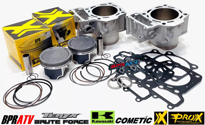 05-11 Brute Force Teryx 750 85mm Cylinders Pro X Pistons Top End Rebuild Cometic