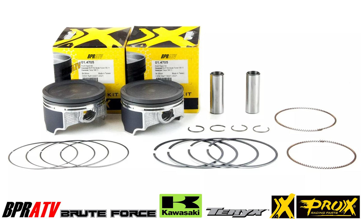 05-11 Brute Force Teryx 750 85mm Cylinders Pro X Pistons Top End Rebuild Cometic