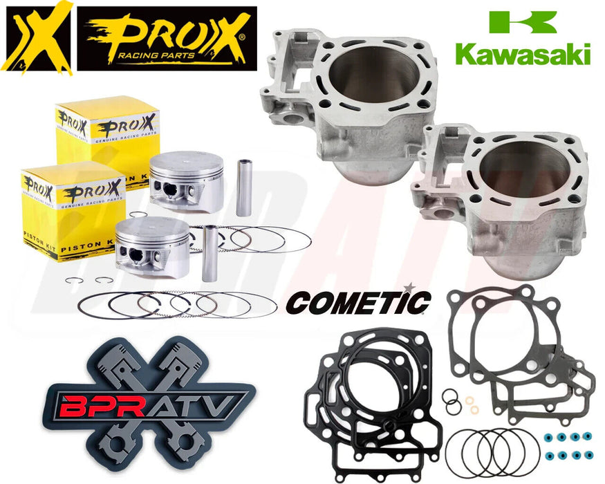 05-11 Brute Force Teryx 750 85mm Cylinders Pro X Pistons Top End Rebuild Cometic