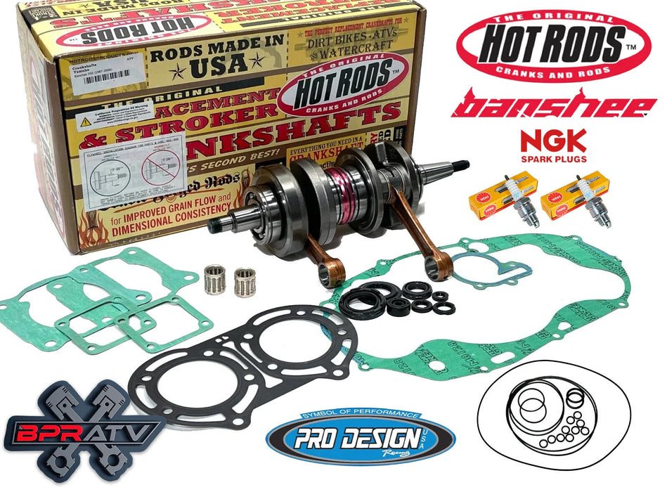 Banshee Hot Rods +4mm Stroker Crank Bottom End Rebuild Kit & Pro Design O-Rings