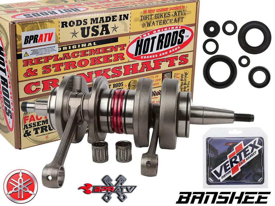 Banshee Hot Rods +4mm Stroker Crank Bottom End Rebuild Kit & Pro Design O-Rings