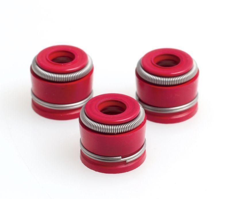 83-85 Honda 350 XR350 RFVC Head Valve Stem Guide Viton RED Seals Seal Set of 4