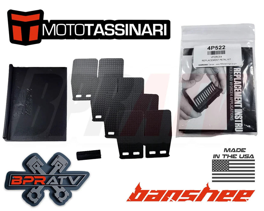 Banshee YFZ 350 GENUINE Moto Tassinari VFORCE4 Replacement REED PETALS Set 4P522