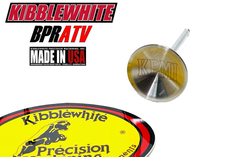 Kawasaki KX250F KX 250F Kibblewhite INTAKE Valves & RED Viton Stem Seals '17-19