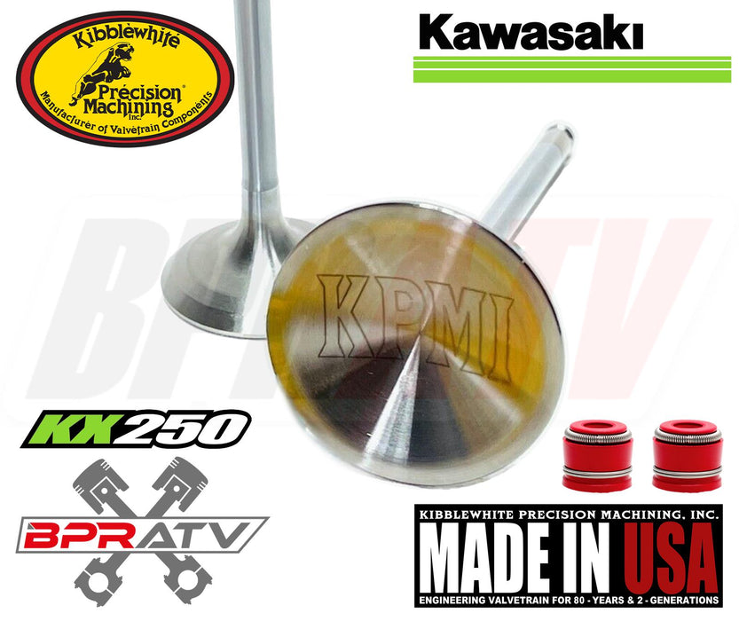 17-19 Kawasaki KX250F KX 250F OEM Head Kibblewhite Intake Exhaust Valves & Seals