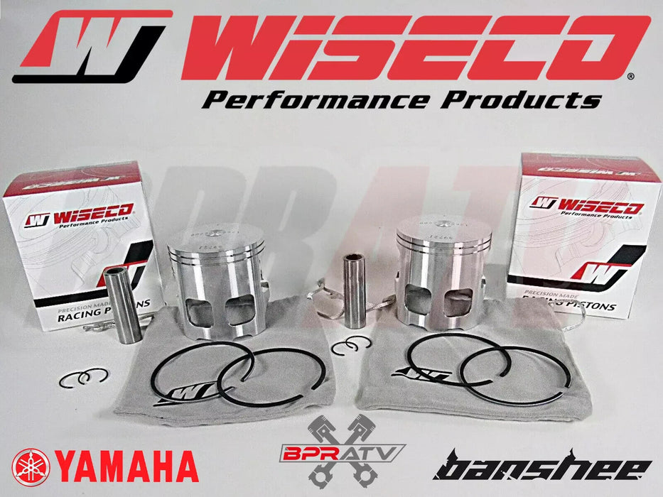 Yamaha Banshee 350 64.50mm Wiseco Pistons Piston Set Cool Head O-Ring Gasket Kit