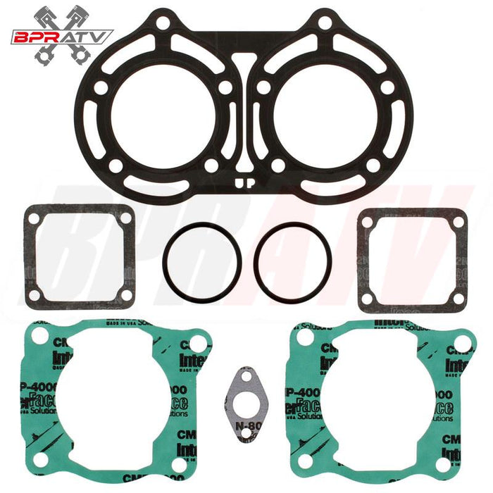 Yamaha Banshee 66mm +2 Cylinder Pair Wiseco Pistons Top End Gaskets Top End Kit