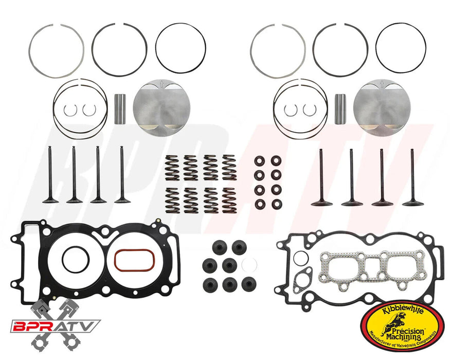 Cylinder Head Rebuild Kit Kibblewhite Valves Springs Wiseco Pistons Polaris 1000