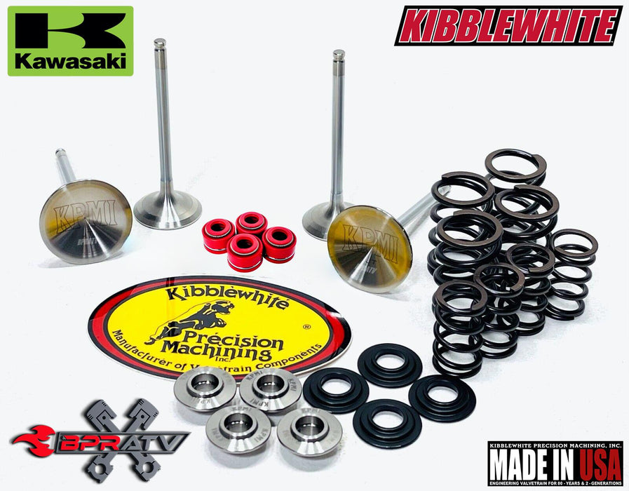 Kawasaki KFX400 Kibblewhite +1mm Intake & Exhaust Valves Spring Kit RED KP Seals