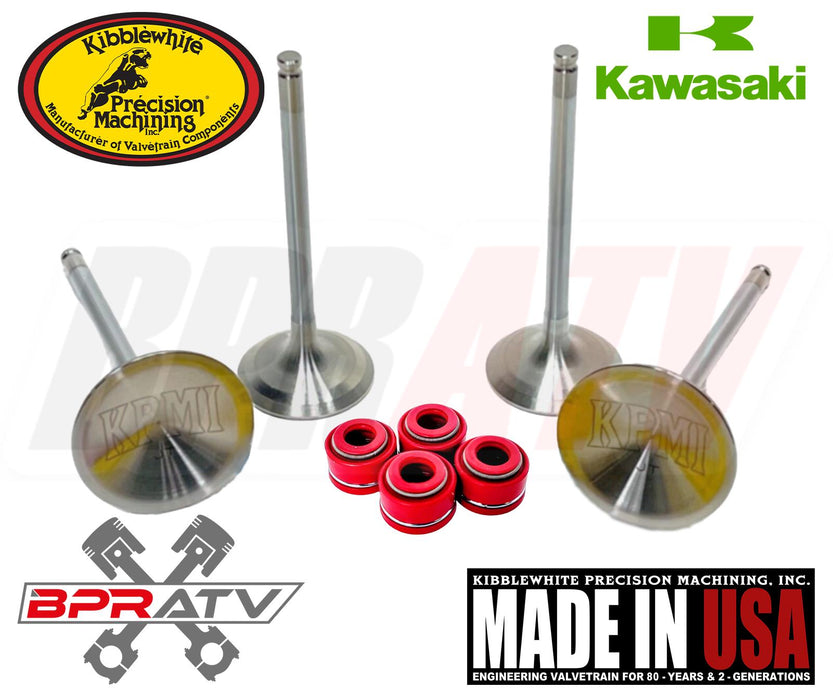 Kawasaki KFX400 Kibblewhite +1mm Intake & Exhaust Valves Spring Kit RED KP Seals