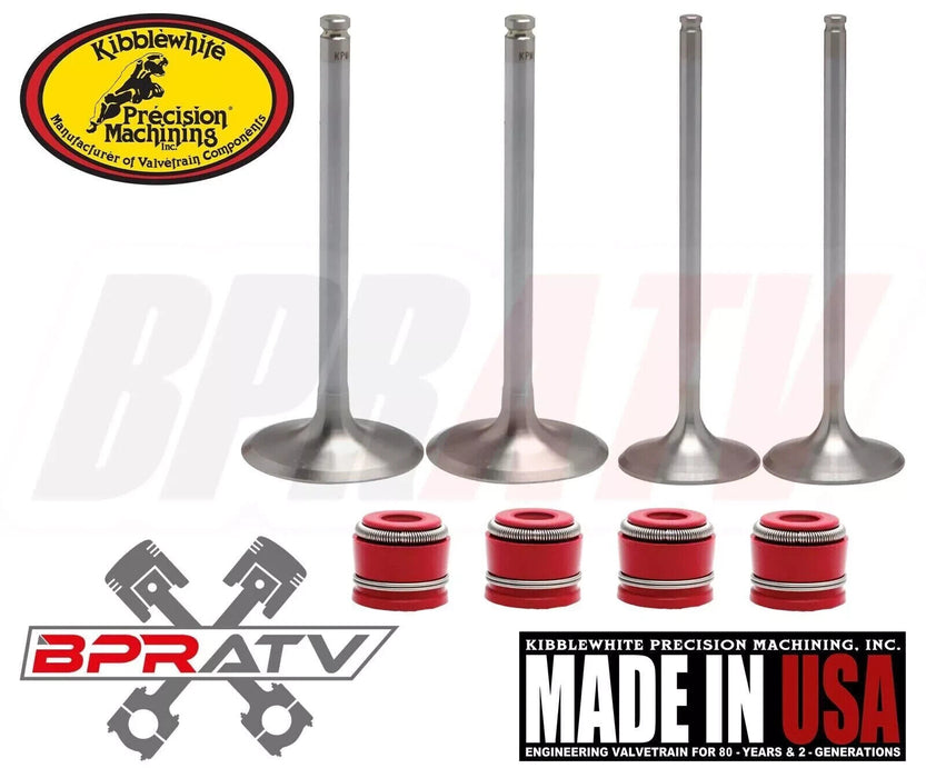 Kawasaki KLX300R KLX 300 Kibblewhite Head Intake Exhaust Valve Springs RED Seals