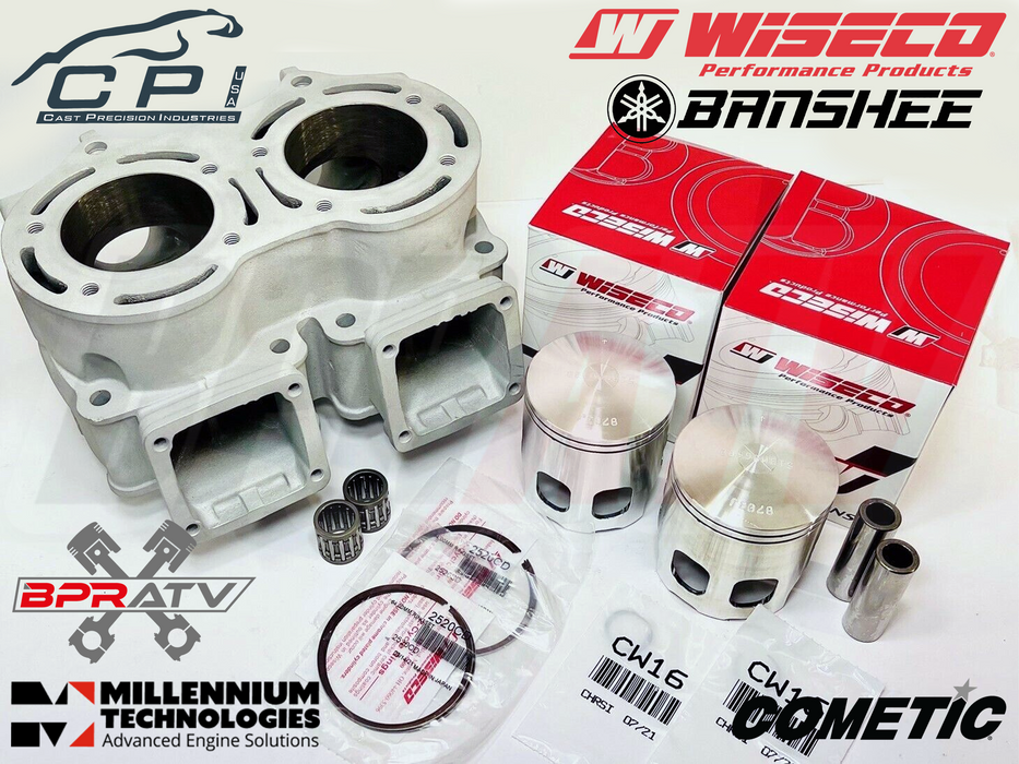 Banshee 347cc Alpha Cub Cylinder OEM Replacement CP Industries Wiseco Piston Kit