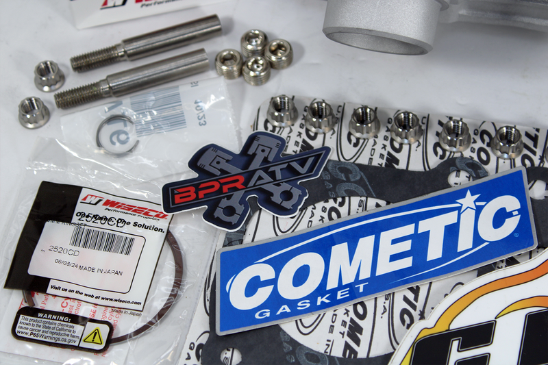 Yamaha Banshee Alpha CUB Stock Bore Triple Ported Cylinder WISECO Pistons Gasket