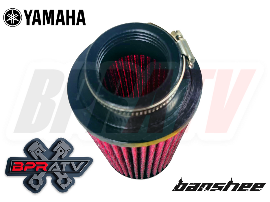 Yamaha Banshee K+N Style LONGER Stock PWK Carbs Air Filter Pods OUTERWEARS Pair