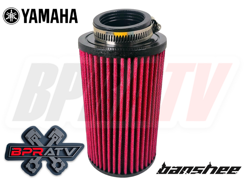 Banshee 26mm Stock Carb Filters K+N Style Oversize Washable Flow Air Filter Pair