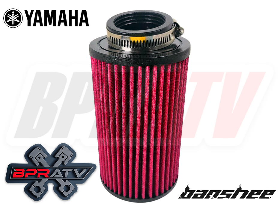 Yamaha Banshee K+N Style LONGER Stock PWK Carbs Air Filter Pods OUTERWEARS Pair