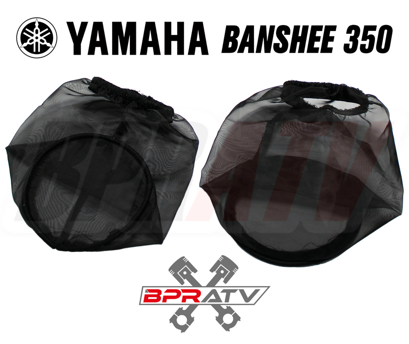 Yamaha Banshee K+N Style PWK 26mm STOCK Carbs 5" Air Filter Pods OUTERWEARS Pair