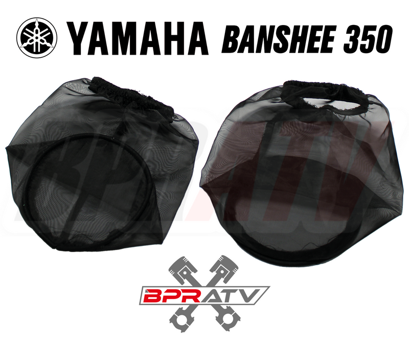 Yamaha Banshee K+N Style Mikuni STOCK Size Carbs Air Filter Pods OUTERWEARS Pair