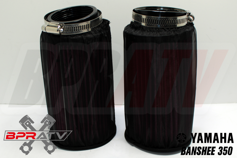 Yamaha Banshee K+N Style Mikuni STOCK Size Carbs Air Filter Pods OUTERWEARS Pair