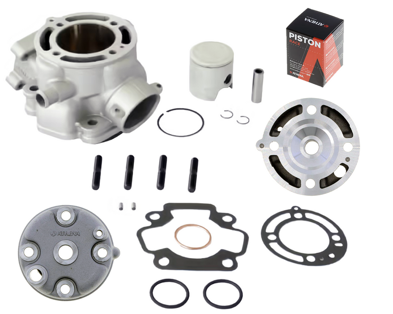 02-24 Kawasaki KX65 KX 65 50mm Athena 80cc Big Bore Cylinder Top End Piston Kit