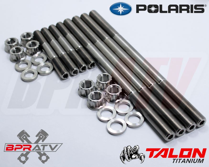 Polaris Sportsman Ranger 500 Complete Titanium Cylinder Head Crankcase Stud Kit