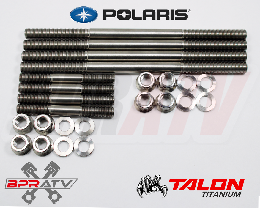 Polaris Sportsman Ranger 500 Complete Titanium Cylinder Head Crankcase Stud Kit