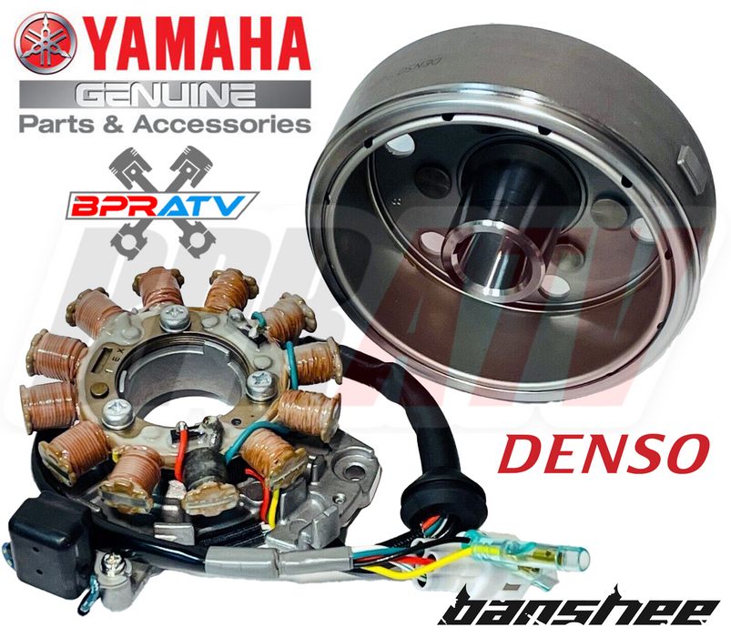 Banshee 350 Genuine OEM Yamaha Stator Flywheel DENSO Rotor Assembly Timing Plate