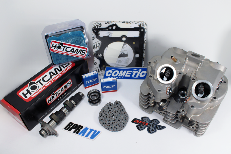400EX 400X XR400R Assembled Cylinder Head Stage 2 Hot Cams Chain Cometic Gasket