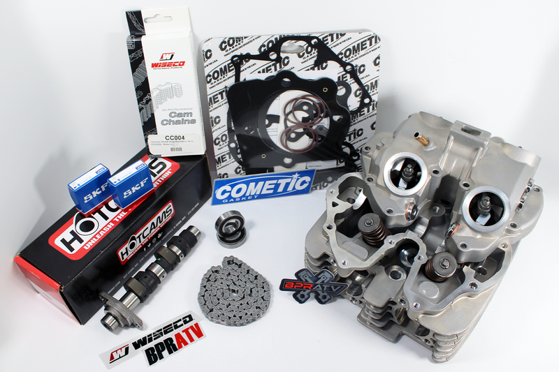 Honda TRX400EX Assembled Cylinder Head Stage 2 Hot Cams WISECO Chain Cometic Kit