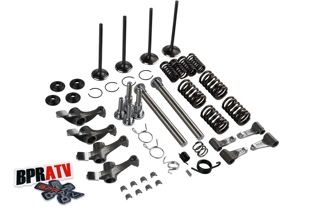400EX 400X Head Redo Valves Intake Exhaust Valve Springs Rocker Arms Rebuild Kit