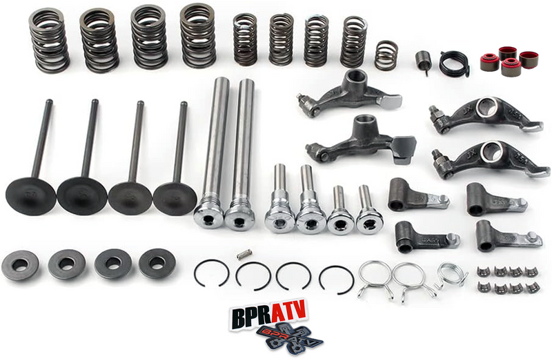 400EX 400X Head Redo Valves Intake Exhaust Valve Springs Rocker Arms Rebuild Kit
