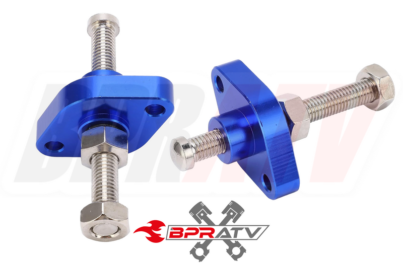 YFZ450R YFZ 450R YZ 450F CNC BLUE Billet Cam Chain Tensioner Timing Chain Guides