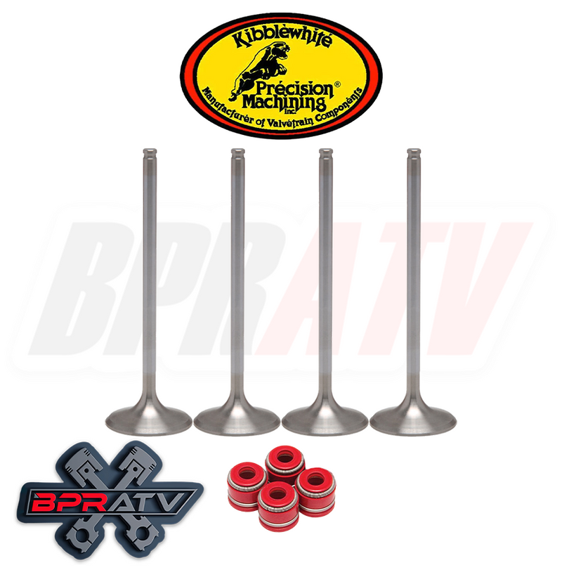 03-09 Yamaha YZ450F YZ 450F KIBBLEWHITE +1mm Intake Exhaust Valves RED Seals Kit