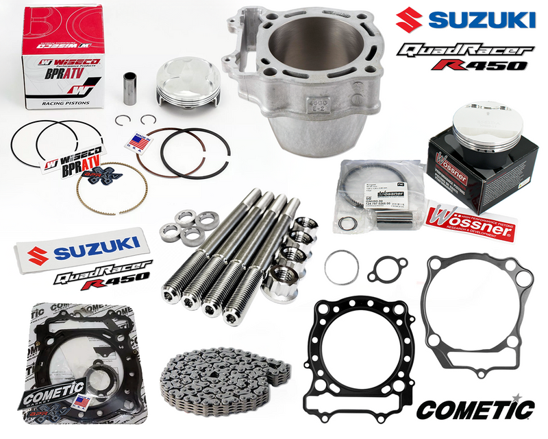 LTR450 LTR 450 LT-R450 Stock Bore Cylinder 95.5 mil Complete Top End Rebuild Kit