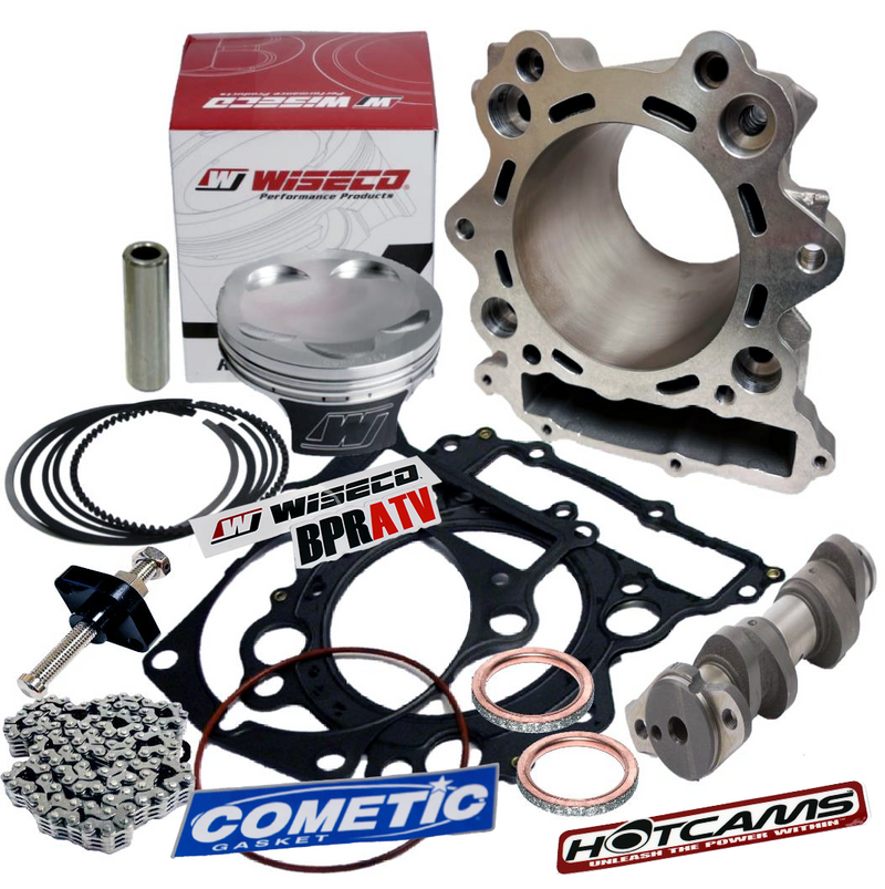 Raptor 660 Big Bore Kit Stage 2 Hotcam 102mm Plated Cylinder Nikasil Hot Cam Kit