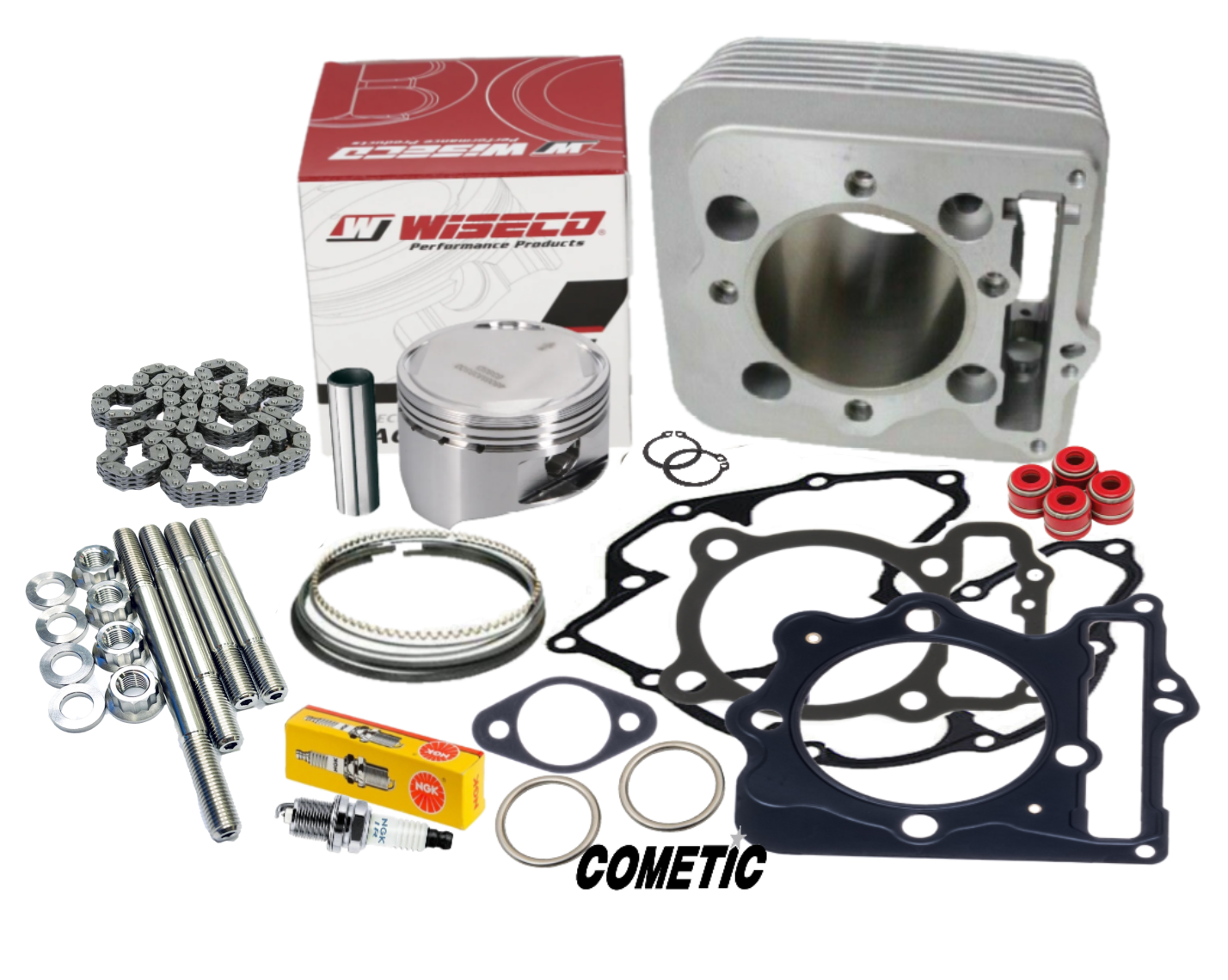 取寄せ コンプリートピストンキット WSM Piston Kit - Sea-Doo 800 - +.5 mm 010-818-05K #DRAG #01081805 取寄せ コンプリートピストンキット WSM Piston Assembly - Sea-Doo