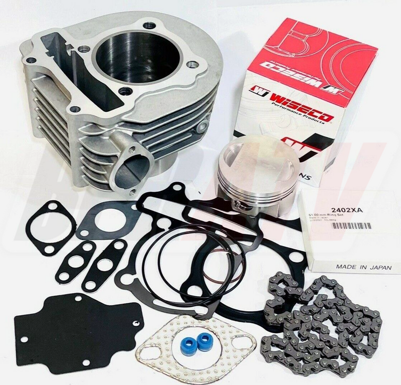 RZR170 RZR 170 Stock OEM Cylinder 61mm Wiseco Piston Top End Gaskets Rebuild Kit