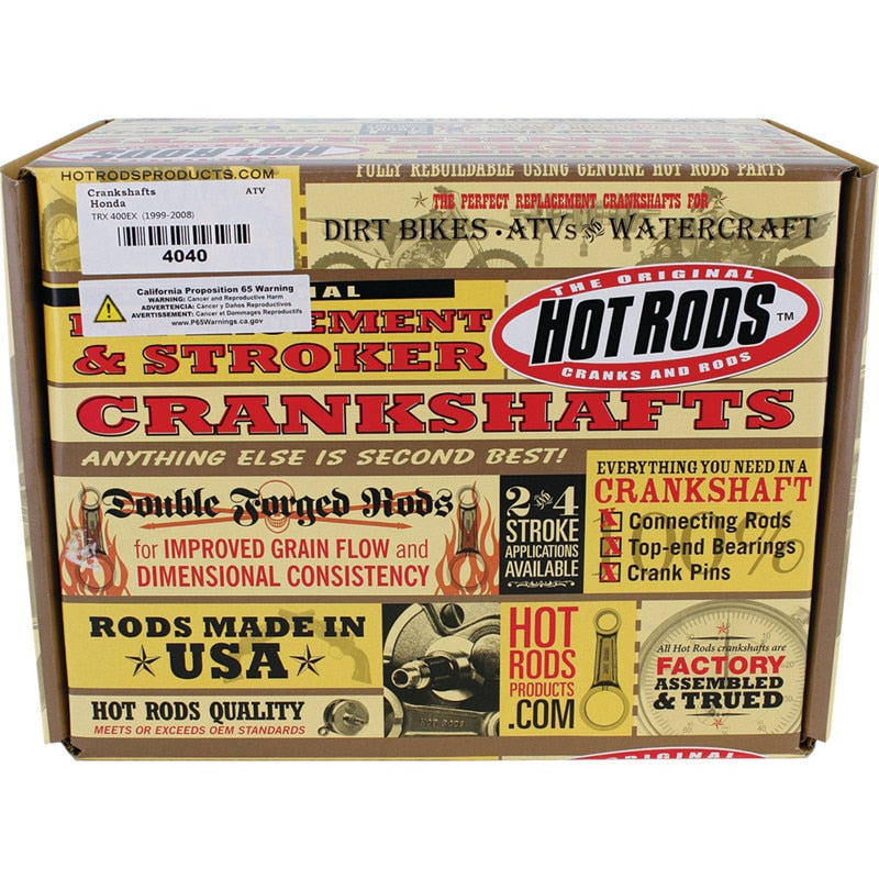 TRX 400EX 400X Hot Rods Crank Bearings Hot Rods Rod Crankshaft Main Bearing Kit