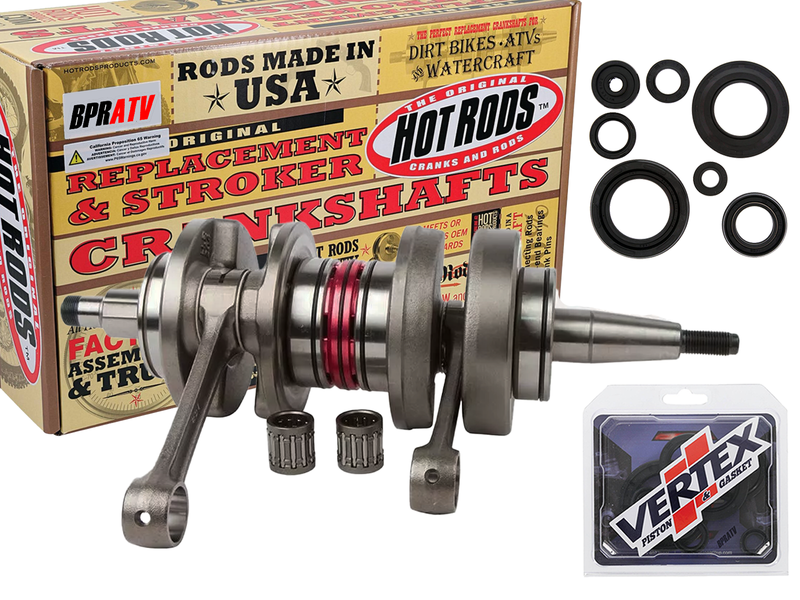 Yamaha Banshee 115mm Long Rod Stroker Crank +4mm 4 mil 4mm Main Bearings & Seals