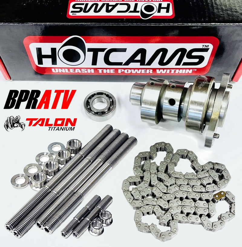 09+ Raptor 700 Stage 3 Hotcams Hot Cams Timing Chain Head Stud Bolts Bearing Kit
