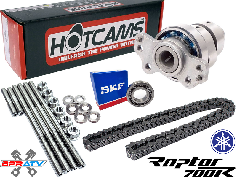 09+ Raptor 700 Stage 3 Hotcams Hot Cams Timing Chain Head Stud Bolts Bearing Kit