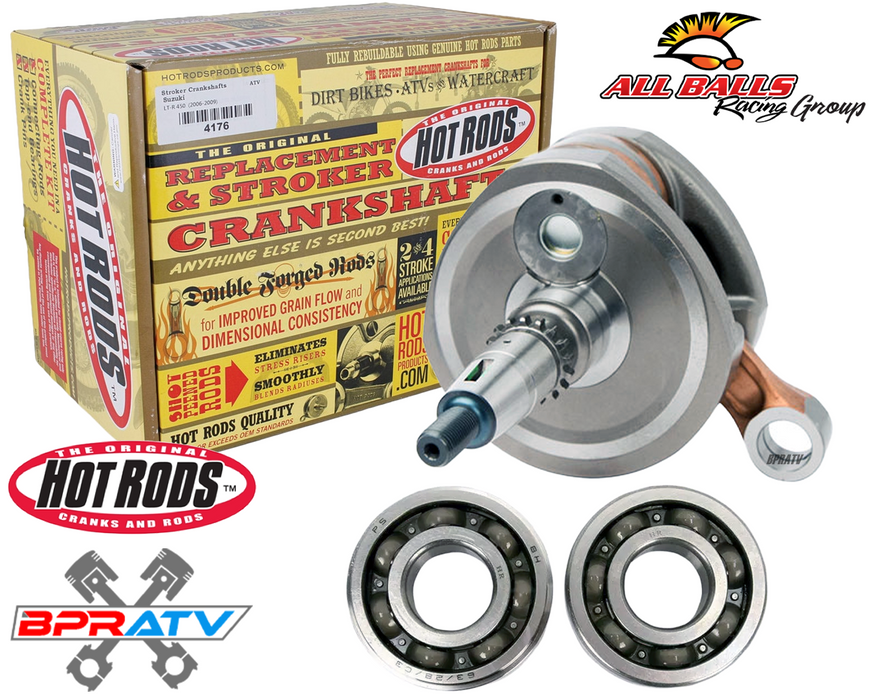 06-09 Suzuki LTR450 LTR 450 Hot Rods +4mm Stroker Crank Hotrod Crank Bearing Kit